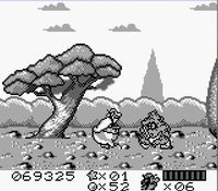 une photo d'Ã©cran de Asterix et Obelix (Game Boy) sur Nintendo Game Boy